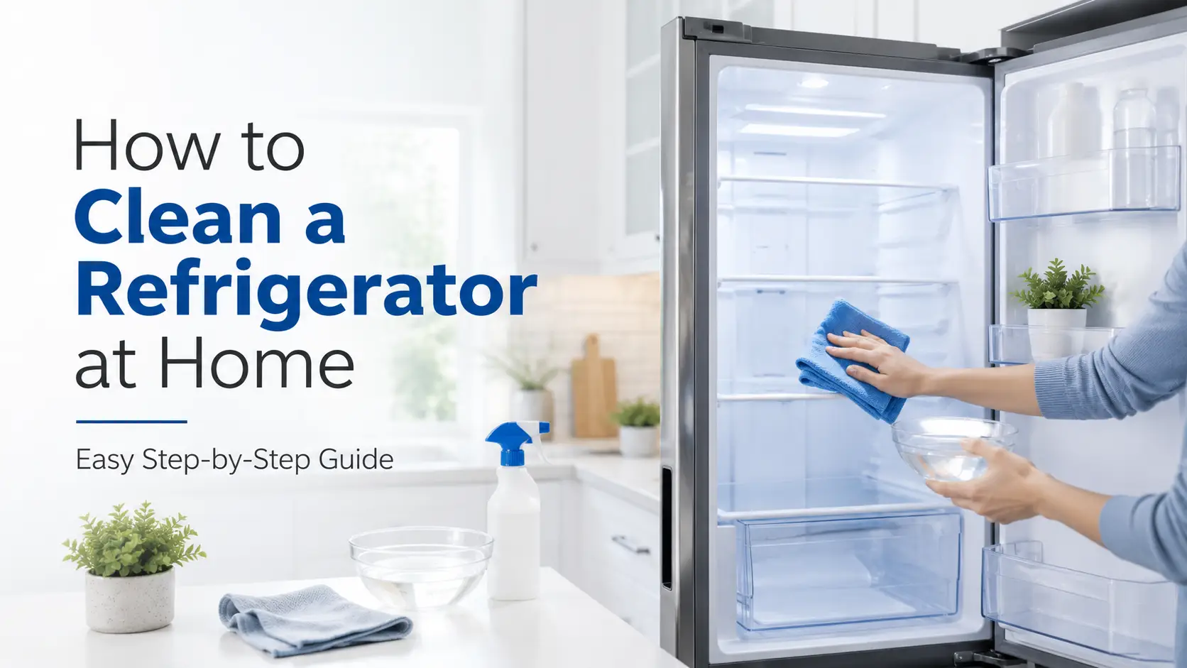 How to Clean a Refrigerator at Home: Easy Step by Step Guide